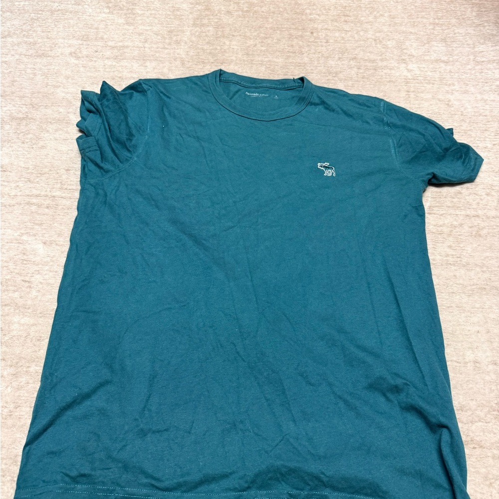 Abercrombie & Fitch Teal Short Sleeve Tee